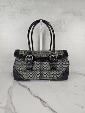 Coach Vintage Vanchetta Signature Canvas Hobo Soho